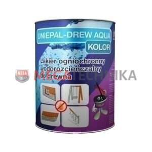 Uniepal-Drew Aqua Kolor - lakier ogniochronny do drewna